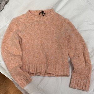 Maje Orange Knit Sweater